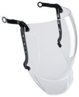 picture of MSA V-Gard 950 Helmet Faceshield Clear Spare - [MS-GA90034]