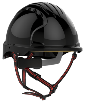 picture of JSP EVO5 Dualswitch Industrial Safety & Climbing Helmet Black - Vented - [JS-AKS270-001-100]