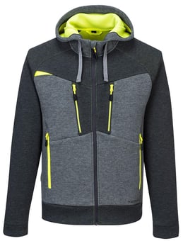 picture of Portwest - DX4 Zipped Hoodie - Metal Grey - PW-DX472MGR