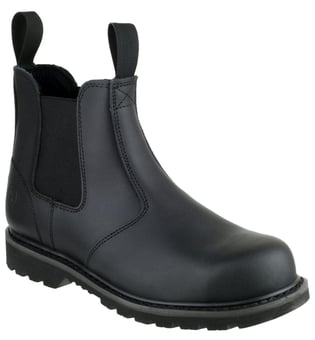picture of Amblers FS5 Goodyear Welted Pull on Black Safety Dealer Boot SB P SRA - FS-18367-27231