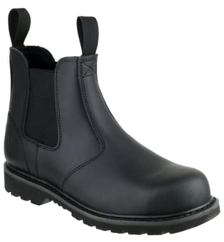 Picture of Amblers FS5 Goodyear Welted Pull on Black Safety Dealer Boot SB P SRA - FS-18367-27231