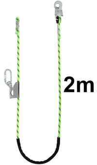 picture of G-Force Adjustable Work Positioning Lanyard - 2m - [GF-GFAF101-02]