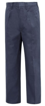 Picture of Phoenix Flame Retardant Cotton Work Trousers - Navy Blue - FU-TR026-REG