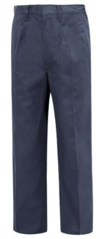 Picture of Phoenix Flame Retardant Cotton Work Trousers - Navy Blue - FU-TR026-REG - (DISC-R)