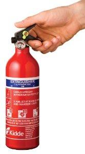 Picture of Kidde 1kg Multi-Purpose Fire Extinguisher for Use on Most Types of Fire in a Vehicle or the Home - [KS-LS1KG]