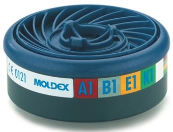 Picture of Moldex ABEK1 Gas Filters (Pair) for the Series 7000 - 9000 Face Masks - [MO-9400]