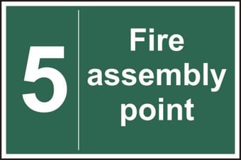 Picture of Spectrum Fire assembly point 5 - RPVC 300 x 200mm - SCXO-CI-12067