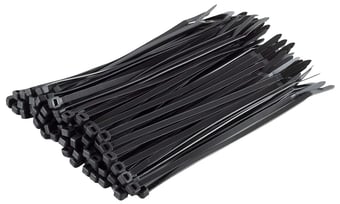 Picture of ProSolve Black Cable Ties - 450 x 4.8mm - Pack of 100 - [PV-PVCT450]