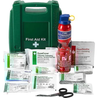 picture of Truck and Van First Aid Kit with Fire Extinguisher in Evolution Box - [SA-K3512XVH]