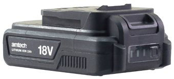 Picture of Amtech Li-ion Battery Pack For Cordless Drill 18V 2Ah - [DK-V6952]
