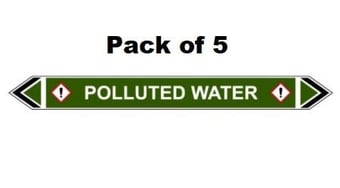 picture of Flow Marker - Polluted Water - Green - Pack of 5 - [CI-13420]
