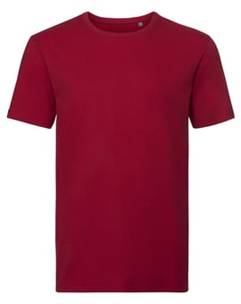 picture of Russell Men's Authentic Tee Pure Organic - Classic Red - BT-R108M-CRED