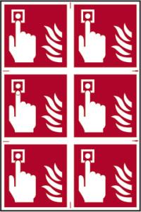 picture of Spectrum Fire alarm symbol – PVC 200 x 300mm - SCXO-CI-1460