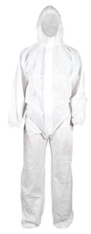 picture of Supreme TTF SPP White Coverall 30gGsm SMS Breathable and Splash-Proof  - HT-SPP-30 - (NICE)