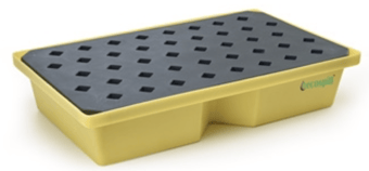 Picture of Ecospill 60L Recycled PE Spill Tray with Grate - Drum Not Included - [EC-R3340808]