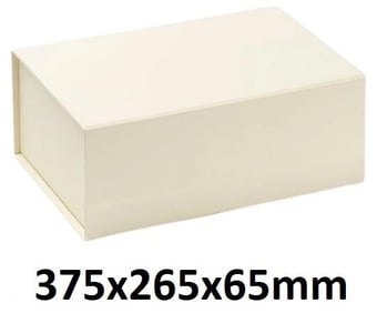 picture of Magnetic Gift Box - Ivory - 375 x 265 x 65mm - [RJ-BP375IVORY]