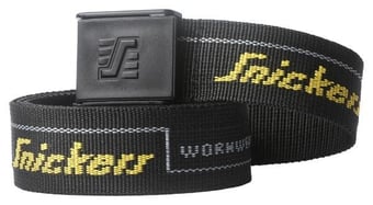 picture of Snickers 40mm Wide Black Logo Belt - [SW-9033-0400]