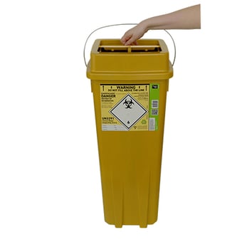 picture of SHARPSGUARD Eco Theatre+ Sharps Bin - [DH-DD540YLR]