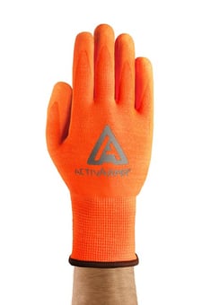 picture of Ansell ActivArmr 97-013 Palm Coated Hi Vis Gloves - Pair - AN-97-013
