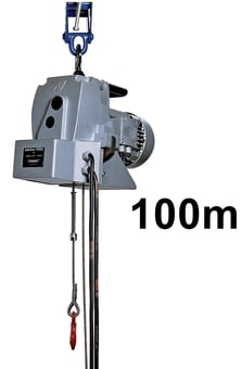 picture of Tractel TR50 500kg 110volt Minifor Electric Wire Rope Hoist c/w 100mtr Rope - [TRC-106019-61049] - (LP)
