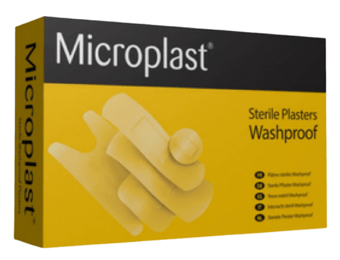 Picture of Microplast Washproof Adhesive Plasters 7.5cm x 2.5cm - Box 100 - [CM-86930]