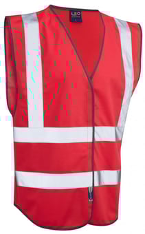 Picture of Pilton - Red Reflective Waistcoat - Non EN471 - LE-W05-RD