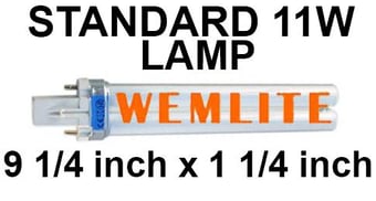 picture of Wemlite BL368 11 Watts Standard UV Lamp For Fly Killers - [BP-LL11WX-W]