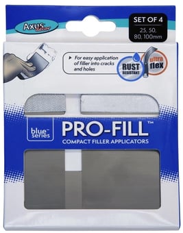 picture of Axus Decor Pro-Fill Compact Filler Applicators - Set of 4 Filling Blades - [OFT-AXU/FKS4]