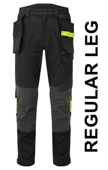 picture of Portwest EV440 - EV4 Stretch Detachable Holster Trousers - Black - Regular Leg - PW-EV440BKR