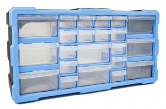 picture of Tekbox DIY Storage Organiser Unit with 22 Drawers - [TKB-BT-ORG-BB]