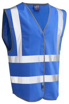 picture of Pilton - Royal Blue Reflective Waistcoat - Non EN471 - LE-W05-RO