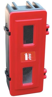 picture of Fire Box - Front Loader for 6 kg Extinguishers - Truck or Wall Mounting - [JO-JBWE70] - (HP)