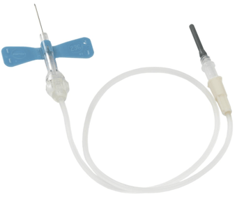 Picture of SafeTouch Blood Collections Sets for Vacutainers - 23g 19mm - 10 Packs of 50 - Light Blue - [ML-W21312-PACK]