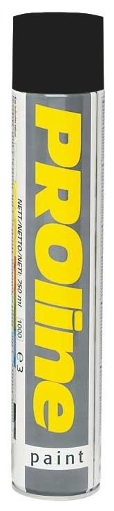 picture of PROline Line Marking Paint 750ml Aerosols - Black - [MV-260.11.954]