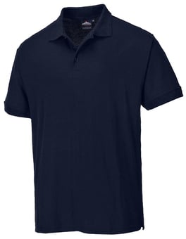 Picture of Portwest - Naples Polycotton Polo Shirt - Dark Navy Blue - PW-B210DNR - (DISC-R)