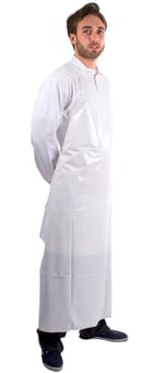 picture of Supertouch - Smooth White PVC Apron - White 90x122cm Long - [ST-43002]