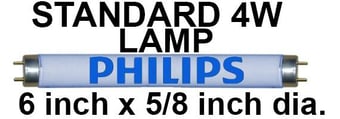 picture of Philips BL368 4 Watts Standard UV Lamp For Fly Killers - [BP-LS04WX-P]