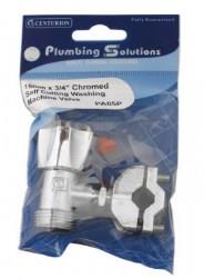 Picture of 15mm CP Self Cutting Appliance Stop Valve - CTRN-CI-PA05P
