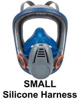 picture of MSA - Advantage 3212 - Full Facepiece Respirator - With Twin Bayonet MSA Connection - Small - [MS-10042732] - (LP)