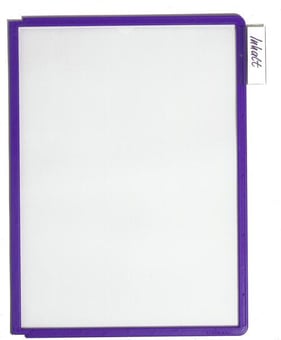 Picture of Durable - SHERPA A4 Display Panel - Violet Blue - Pack of 5 - [DL-560644]