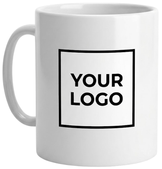 picture of Custom Printed White Satin Mug with Your Logo – Single - [MT-MUG/SATIN/WHT/PK] - (HP)