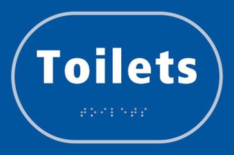 Picture of Toilets - Taktyle (225 x 150mm) - SCXO-CI-TK2030WHBL
