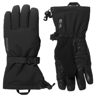 picture of Sealskinz Stowbridge Waterproof Automatic Heated Gauntlet - Black - Pair - SZ-121253900001