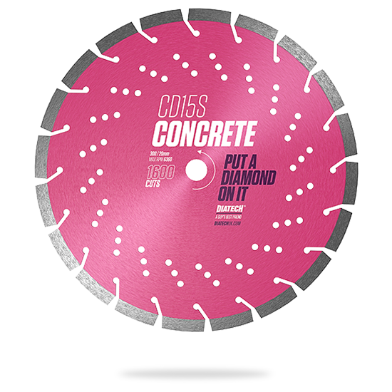 Picture of CD15S - Concrete Diamond Blade - 1600 Cuts - 125mm Dia - [DC-A071H]