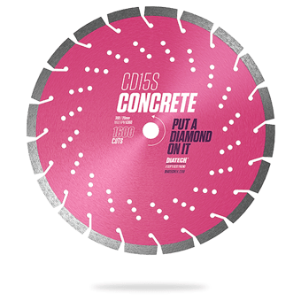 Picture of CD15S - Concrete Diamond Blade - 1600 Cuts - 125mm Dia - [DC-A071H]