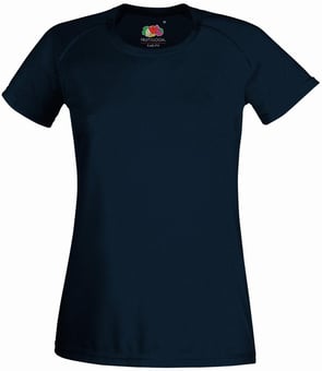 Picture of Fruit Of The Loom Ladies' Performance T-Shirt - Deep Navy Blue - [BT-61392-DNY] - (DISC-X)