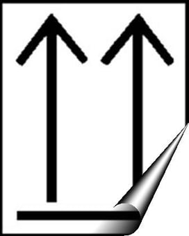 Picture of Hazchem & Transport Labels - This Way Up Symbol - 75 X 100Hmm - Self Adhesive Vinyl - [AS-DA51-SAV]