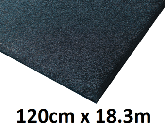 picture of Kumfi Pebble Anti-Fatigue Mat Black - 120cm x 18.3m Roll - [BLD-KP460BL]