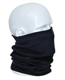 picture of Portwest - Navy Blue Flame Resistant Anti-Static Neck Tube - PW-FR19NAR