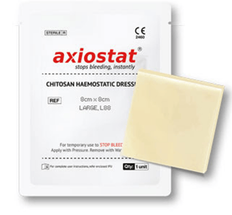 picture of Axiostat L88 Chitosan Haemostatic Dressing - 8cm x 8cm - [RL-L88]
